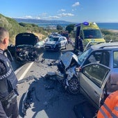 Un muerto en un accidente en la A-2233 en Barbate