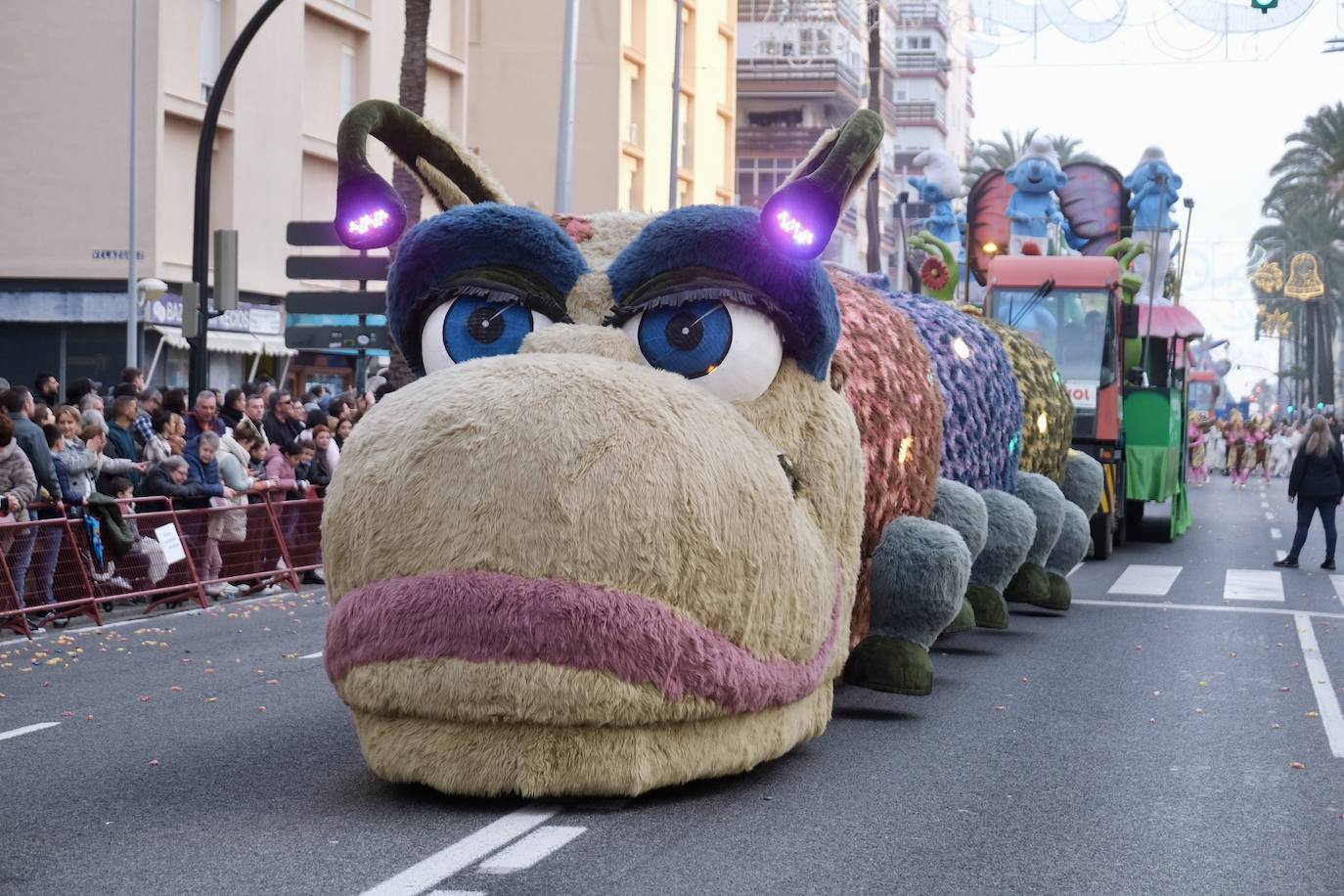 FOTOS: Melchor, Gaspar y Baltasar protagonizan una Cabalgata de cine en Cádiz en 2025