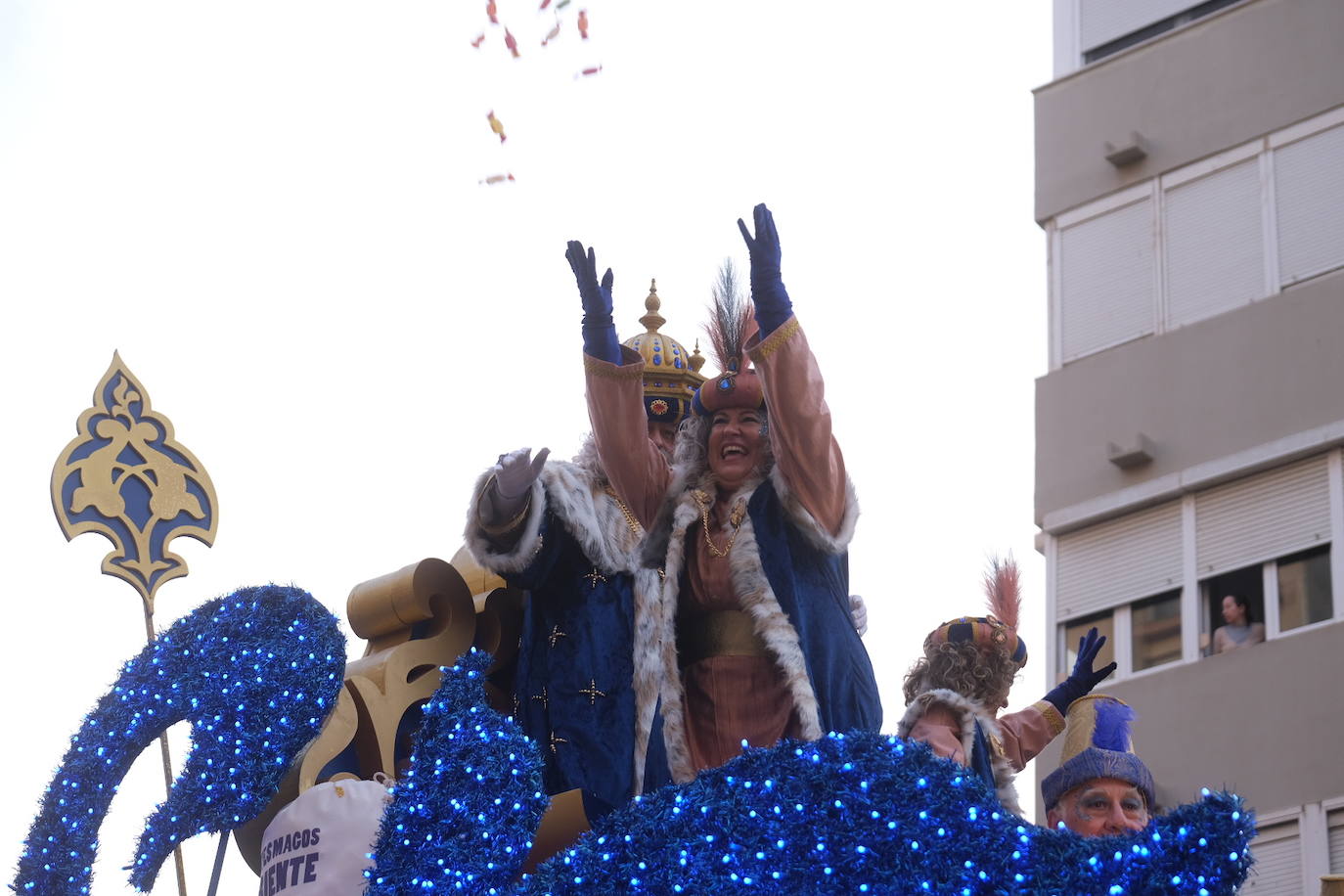 FOTOS: Melchor, Gaspar y Baltasar protagonizan una Cabalgata de cine en Cádiz en 2025