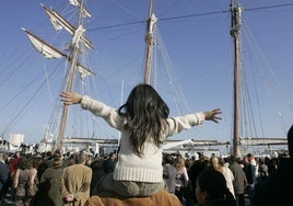 Su nombre, el astillero, la tradición: el buque Elcano y Cádiz, una unión que toma más fuerza con la guardiamarina Leonor