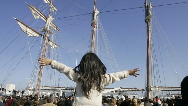 Su nombre, el astillero, la tradición: el buque Elcano y Cádiz, una unión que toma más fuerza con la guardiamarina Leonor