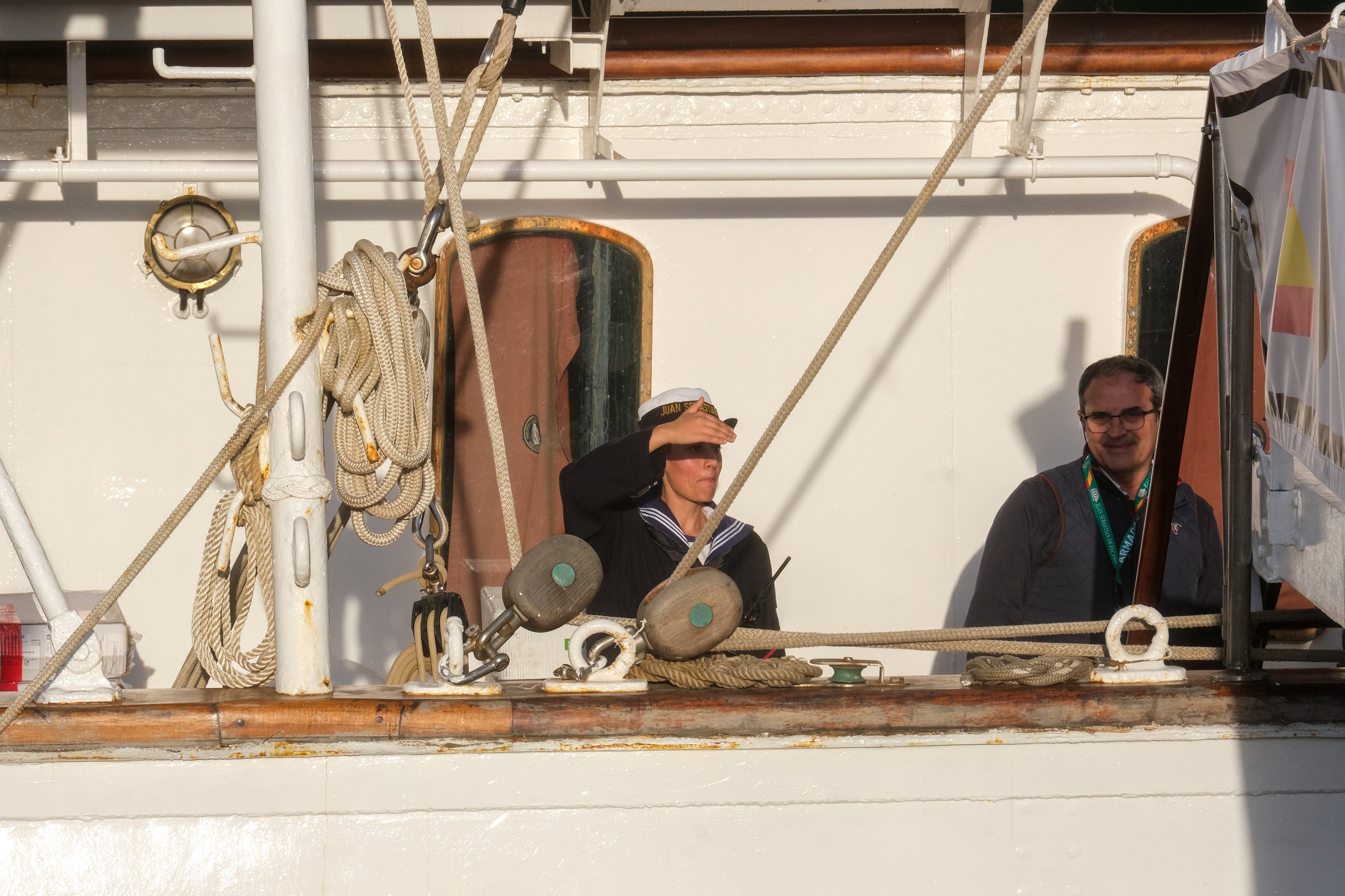 Fotos: Largas colas para poder recorrer Elcano en Cádiz, la casa de la Princesa Leonor los próximos meses