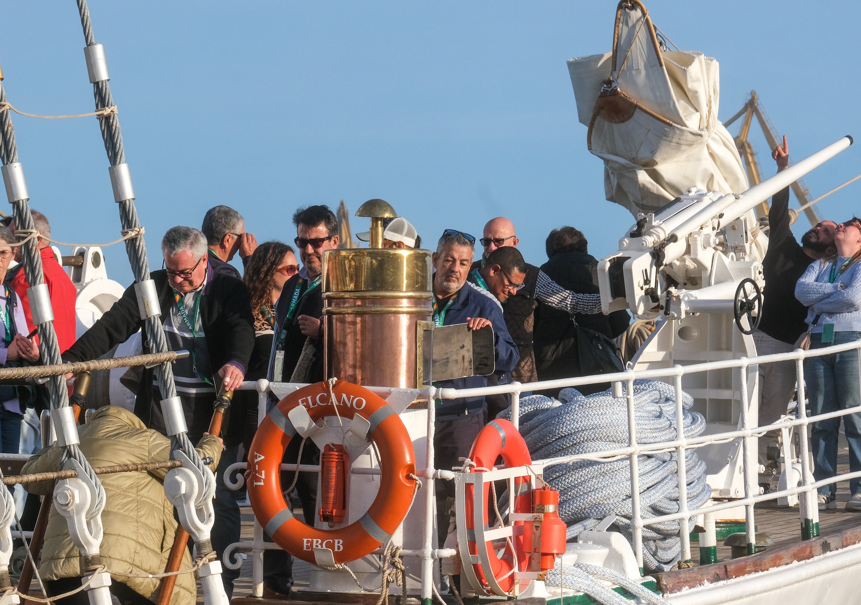 Fotos: Largas colas para poder recorrer Elcano en Cádiz, la casa de la Princesa Leonor los próximos meses