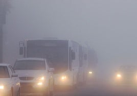 Complicada jornada en Jerez con dos vuelos desviados por la densa niebla en Cádiz