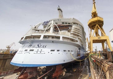 Royal Caribbean confirma que el 'Allure' llegará a Cádiz para una profunda reforma el 24 de febrero