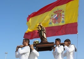 Esta es la Virgen de Cádiz que acompaña a la princesa Leonor durante su travesía en el Juan Sebastián de Elcano