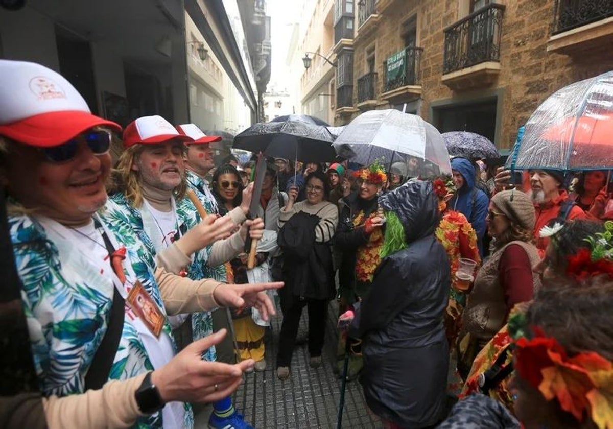 Coplas callejeras del pasado Carnaval.