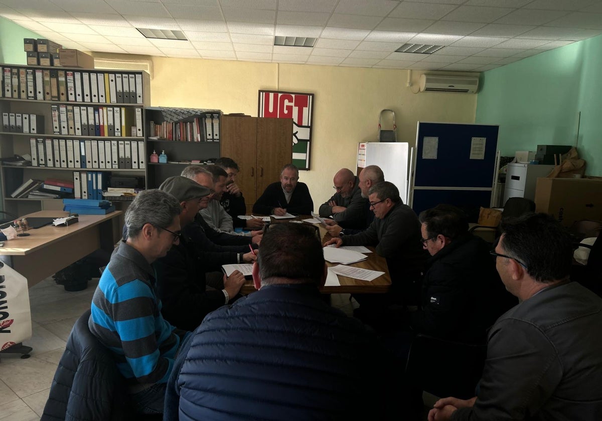 Reunión de delegados de UGT del sector de Bodegas