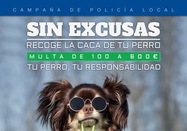 El Puerto extrema la vigilancia para multar a los dueños de perros que no recojan los excrementos