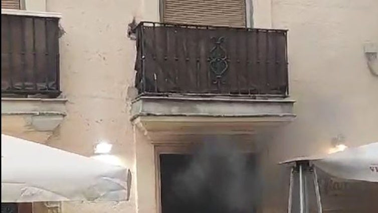 Incendio en el restaurante Alamar en Cádiz