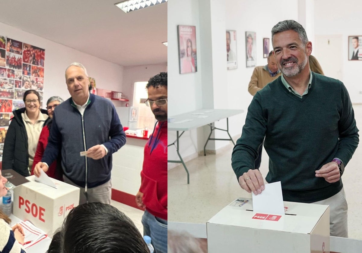 Ruiz Boix y Ruiz Arana ejerciendo su derecho al voto