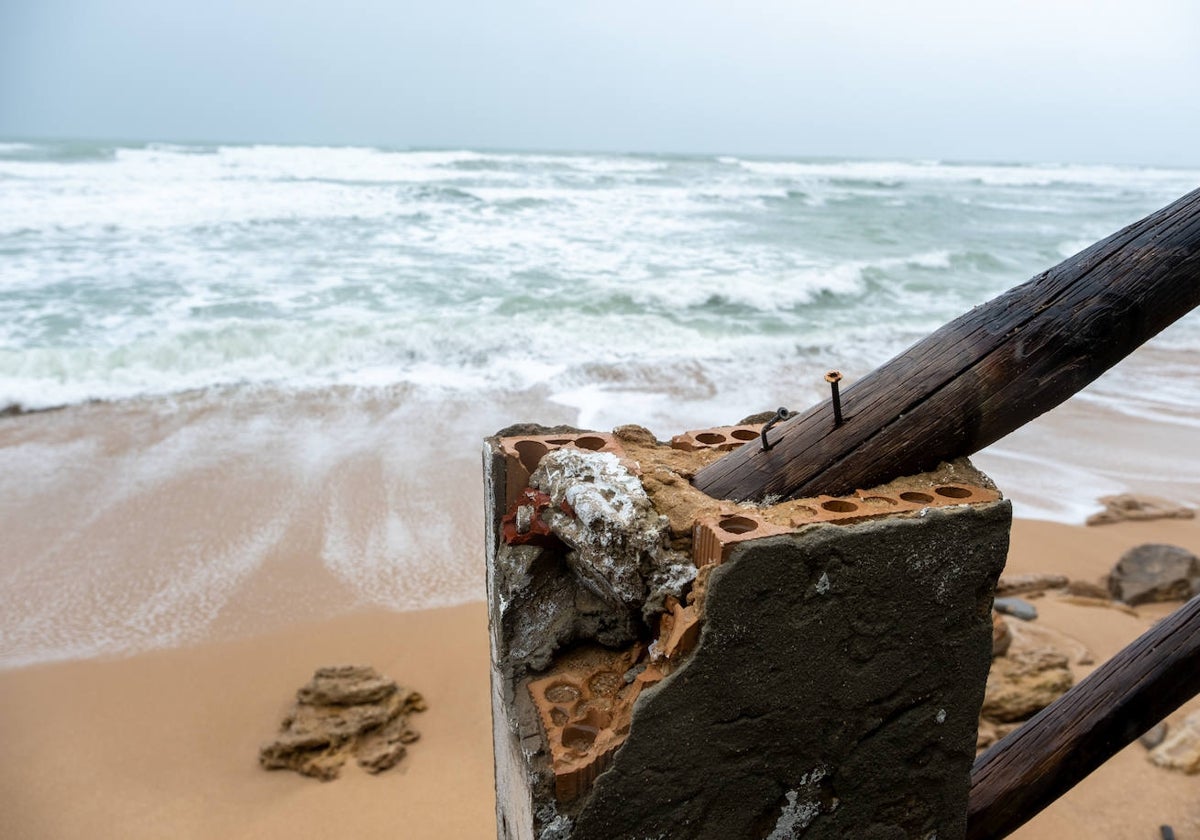 Fotos: Así están las playas gaditanas tras las fuertes lluvias