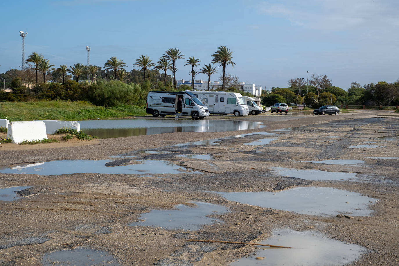 Fotos: Así están las playas gaditanas tras las fuertes lluvias