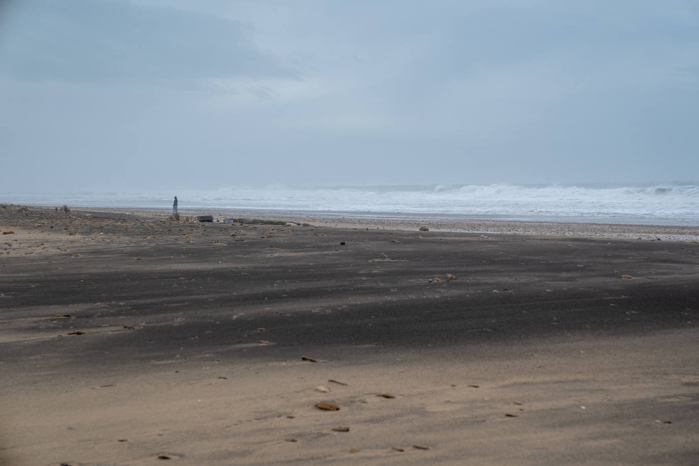 Fotos: Así están las playas gaditanas tras las fuertes lluvias