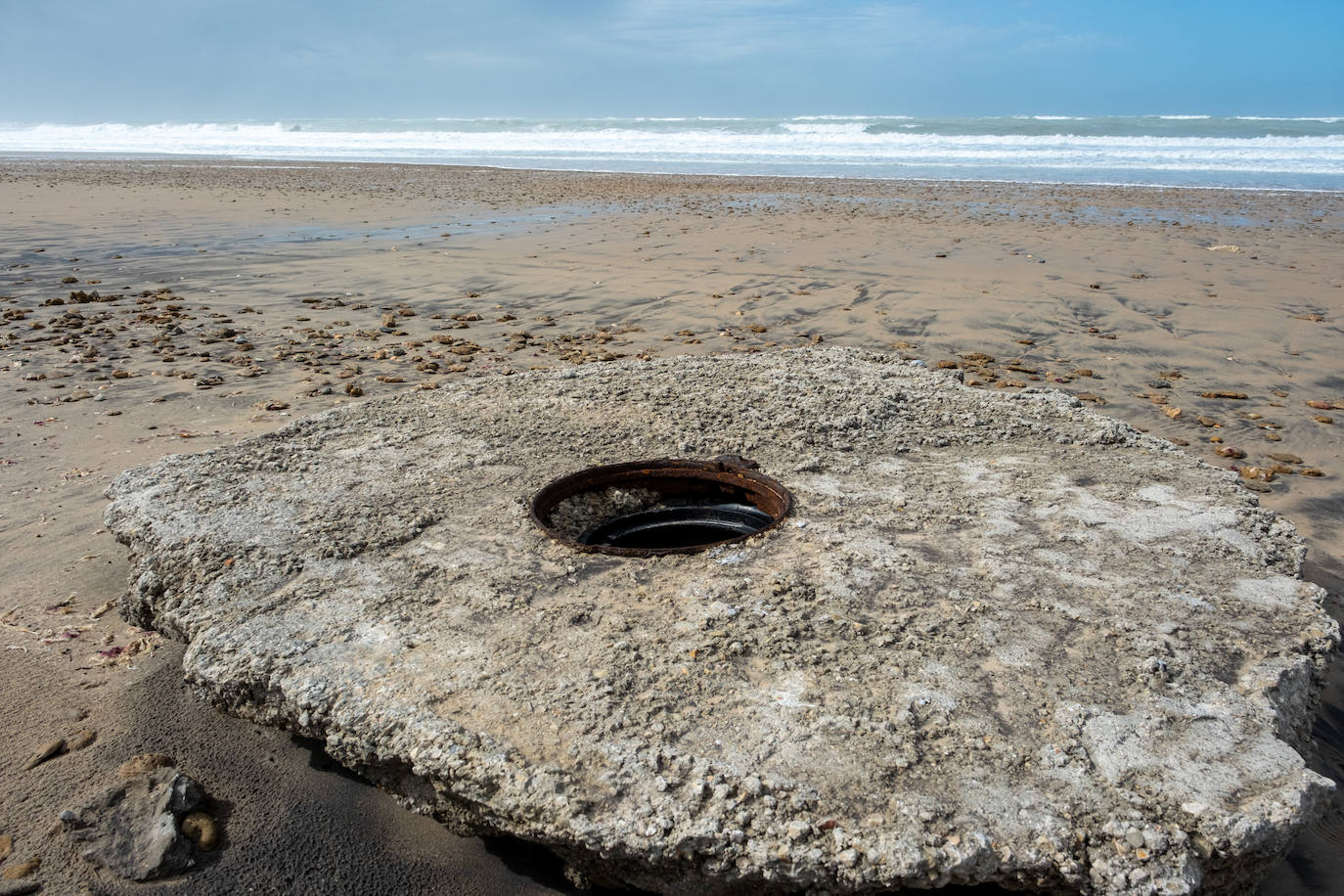 Fotos: Así están las playas gaditanas tras las fuertes lluvias