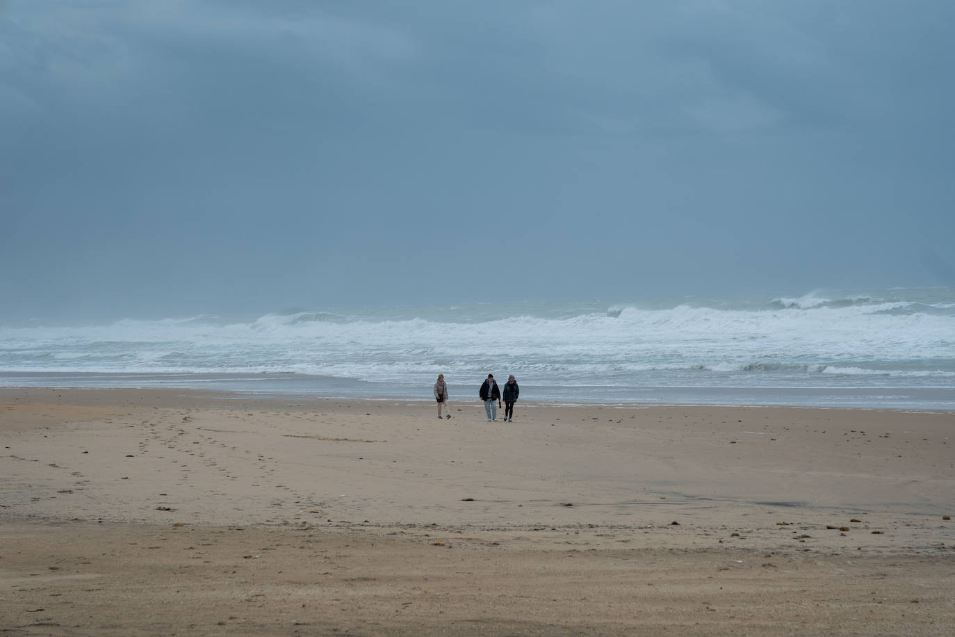 Fotos: Así están las playas gaditanas tras las fuertes lluvias