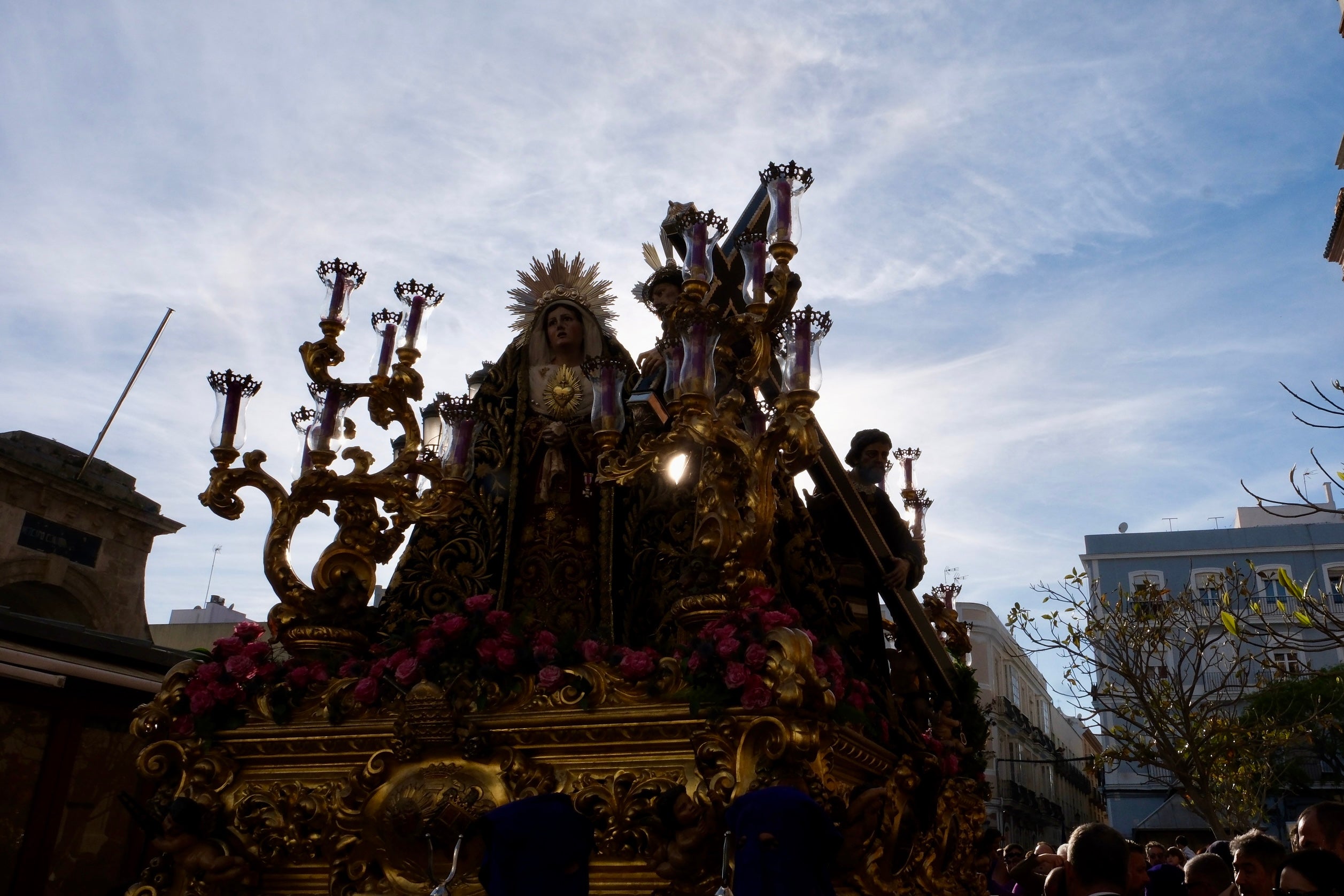 Fotos: Afligidos el Jueves Santa en la Semana Santa de Cádiz 2025