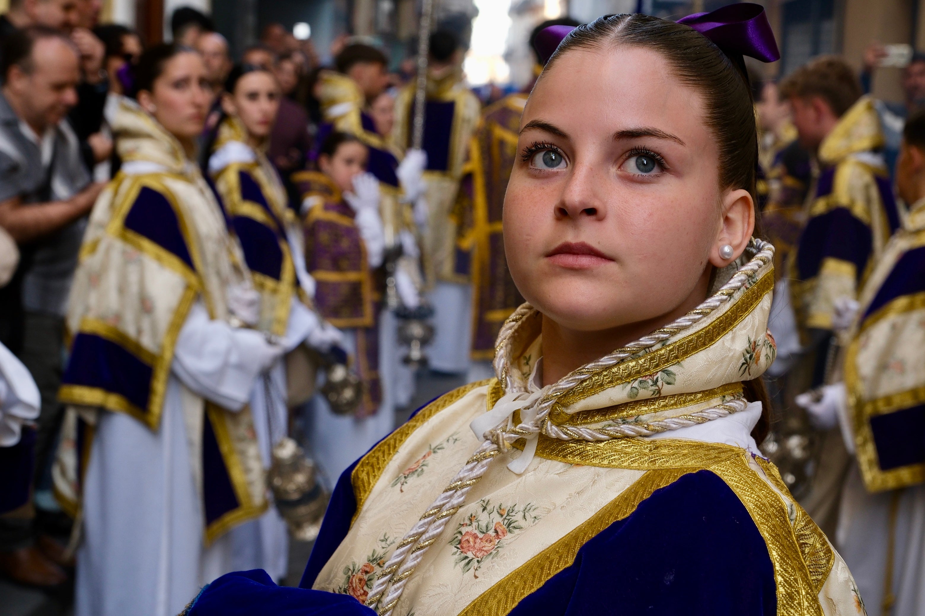 Fotos: Afligidos el Jueves Santa en la Semana Santa de Cádiz 2025