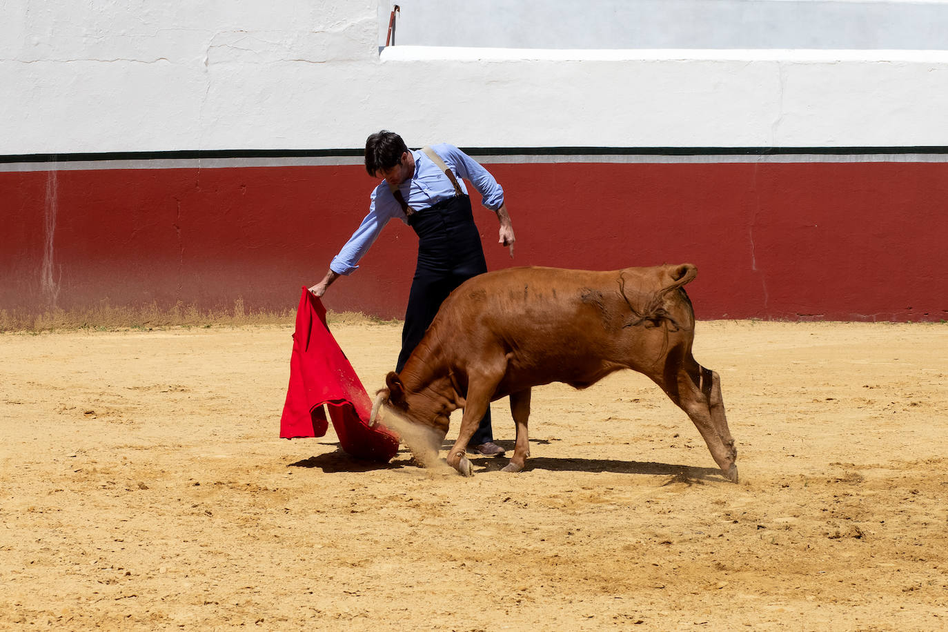 Cayetano Rivera Ordóñez y José Antonio Canales Rivera, antes de su mano a mano en Zahara de los Atunes