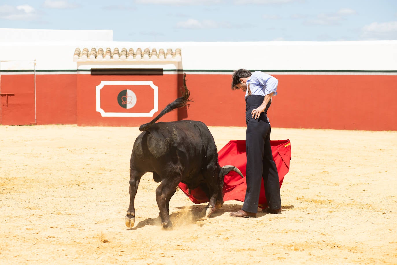 Cayetano Rivera Ordóñez y José Antonio Canales Rivera, antes de su mano a mano en Zahara de los Atunes