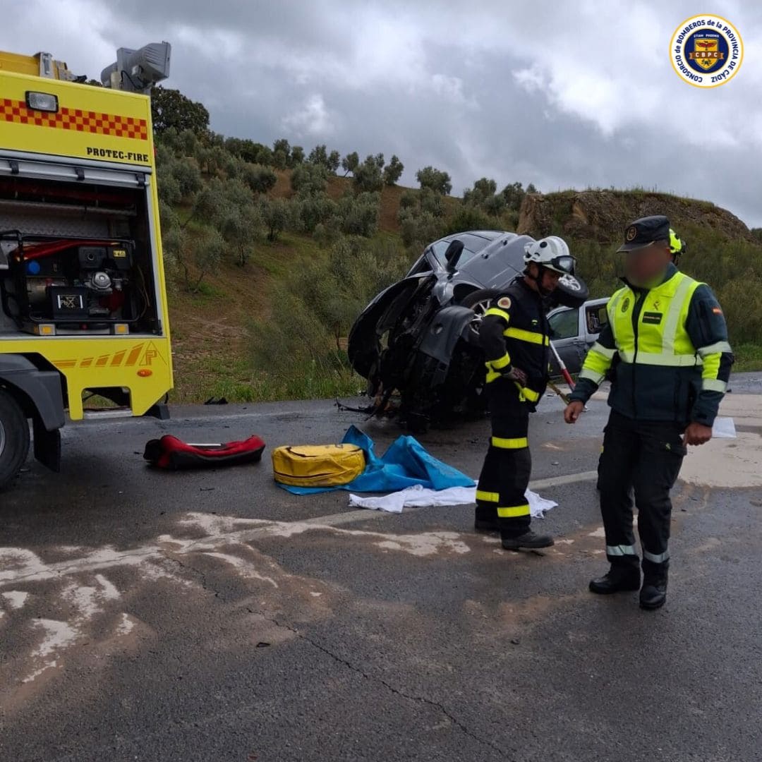 Las imágenes del accidente mortal en Olvera