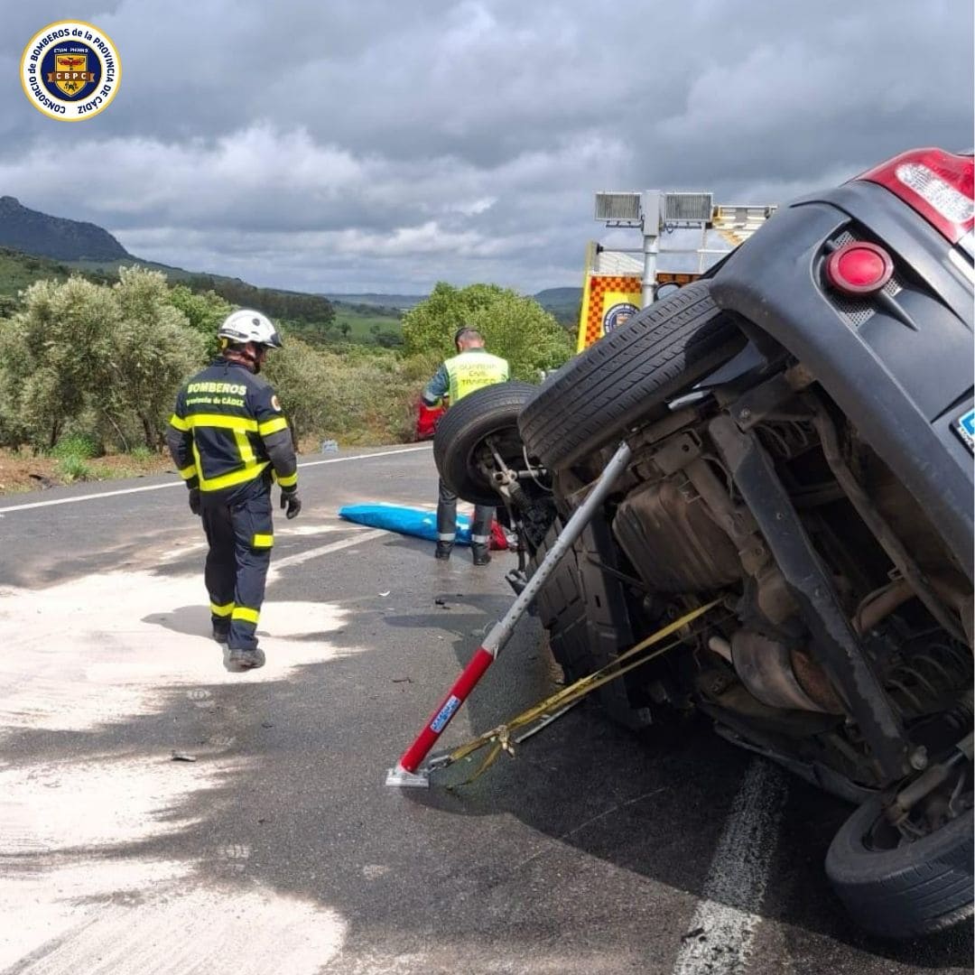 Las imágenes del accidente mortal en Olvera