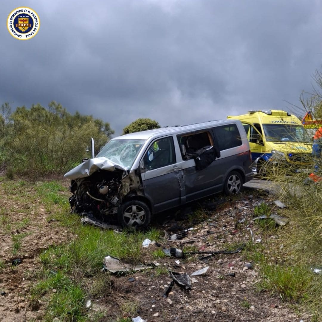 Las imágenes del accidente mortal en Olvera