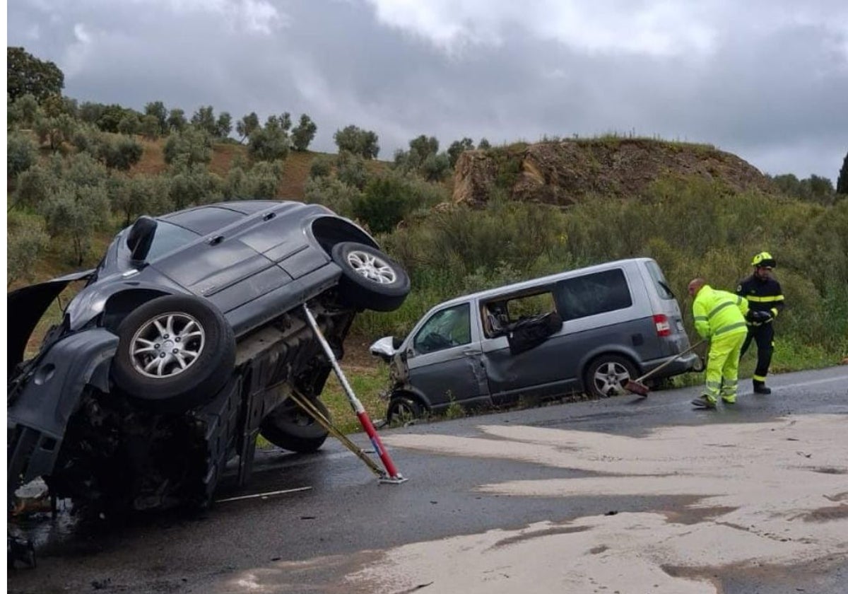 El accidente ha tenido lugar en Olvera.