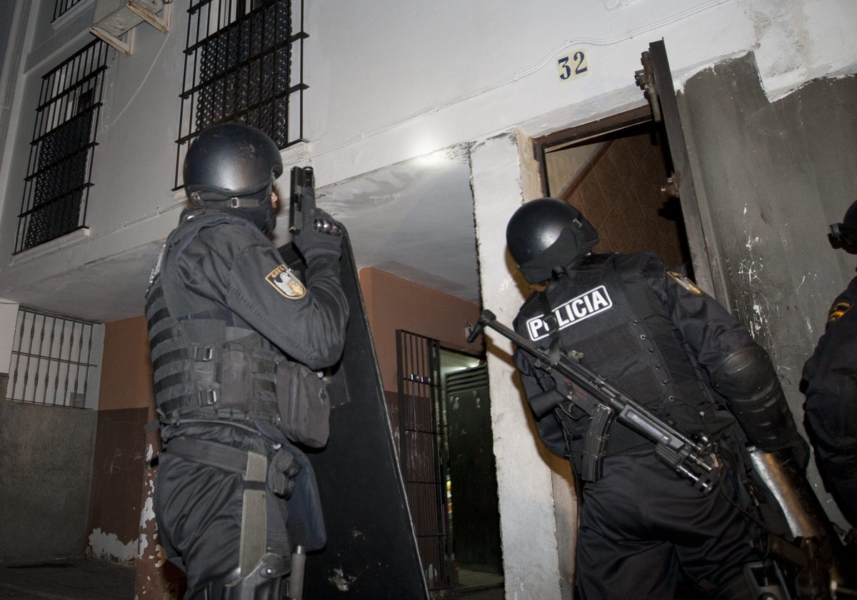 Una de las intervenciones contra el clan de la Pinilla.