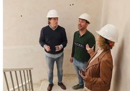 Las obras de reforma del albergue municipal para personas sin hogar, al 50% de su ejecución