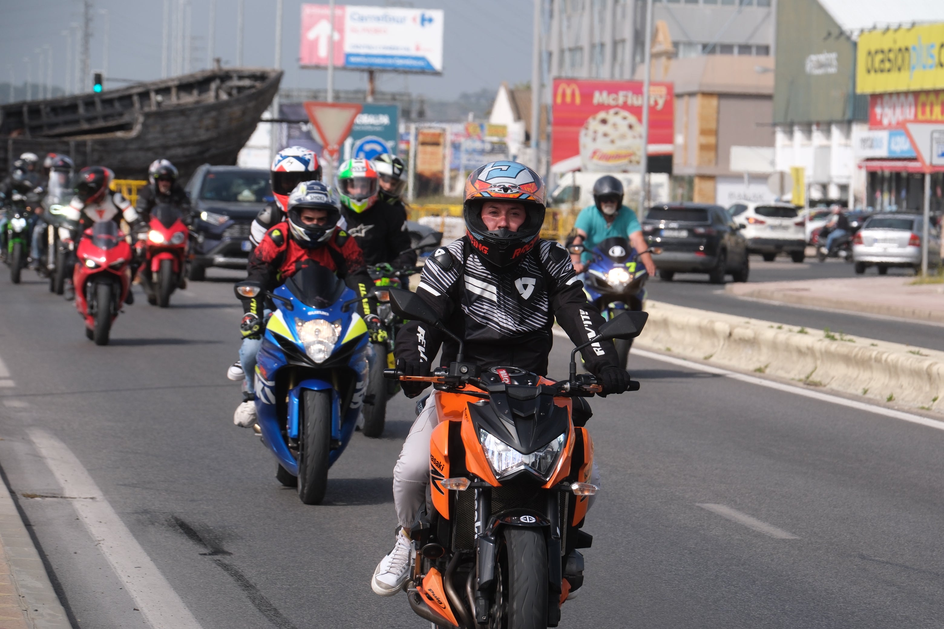 Fotos: El rugido del Gran Premio de Jerez ya suena en El Puerto