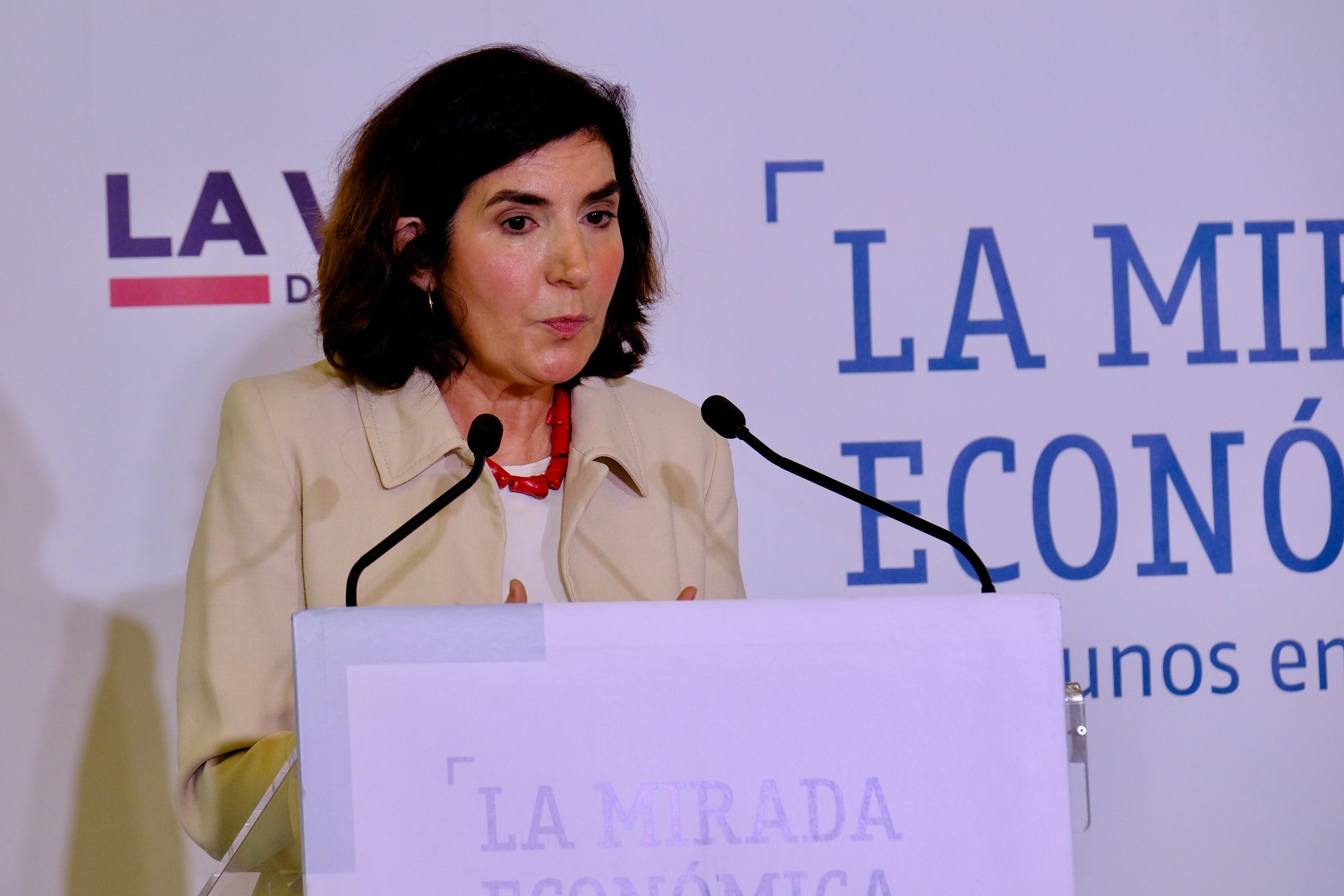 La consejera de Empleo, Rocío Blanco, en La Mirada Económica de ABC y LA VOZ de Cádiz