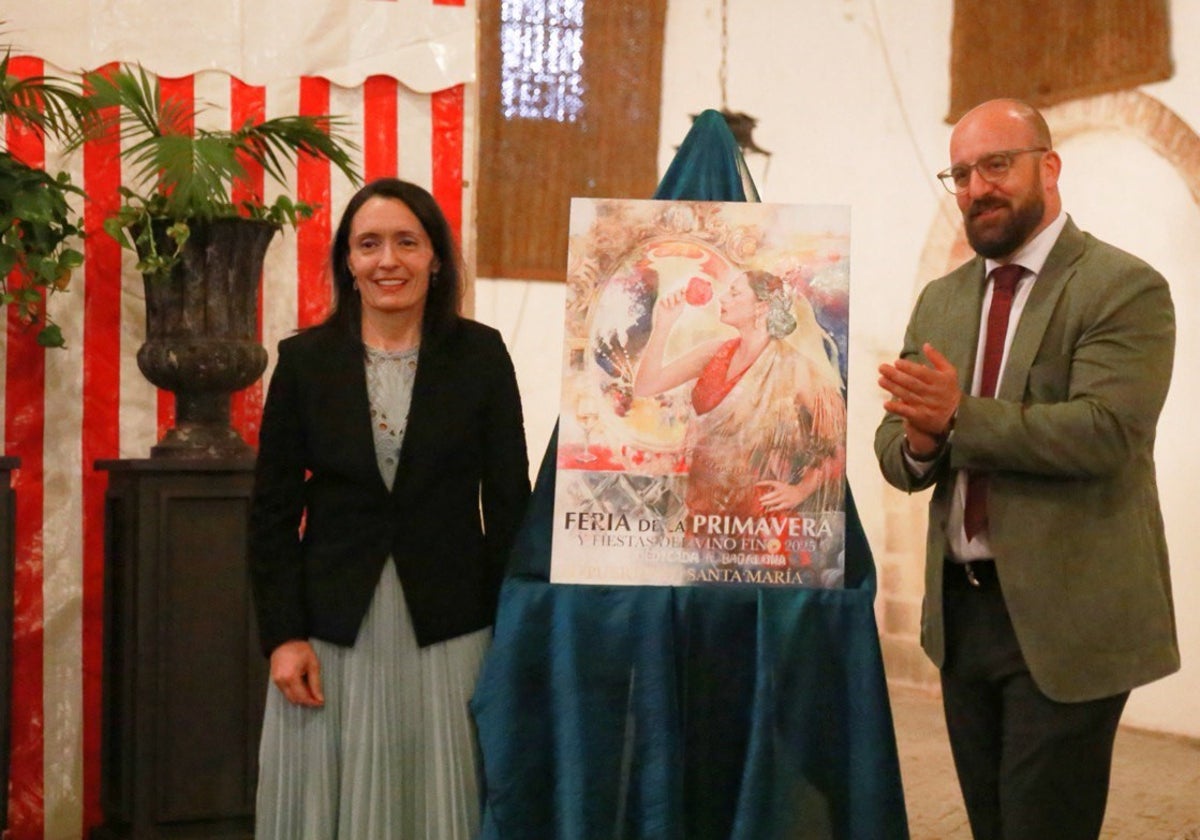 El Puerto presenta el cartel de la Feria de Primavera y Fiesta del Vino Fino 2025, dedicada a Badalona como ciudad invitada