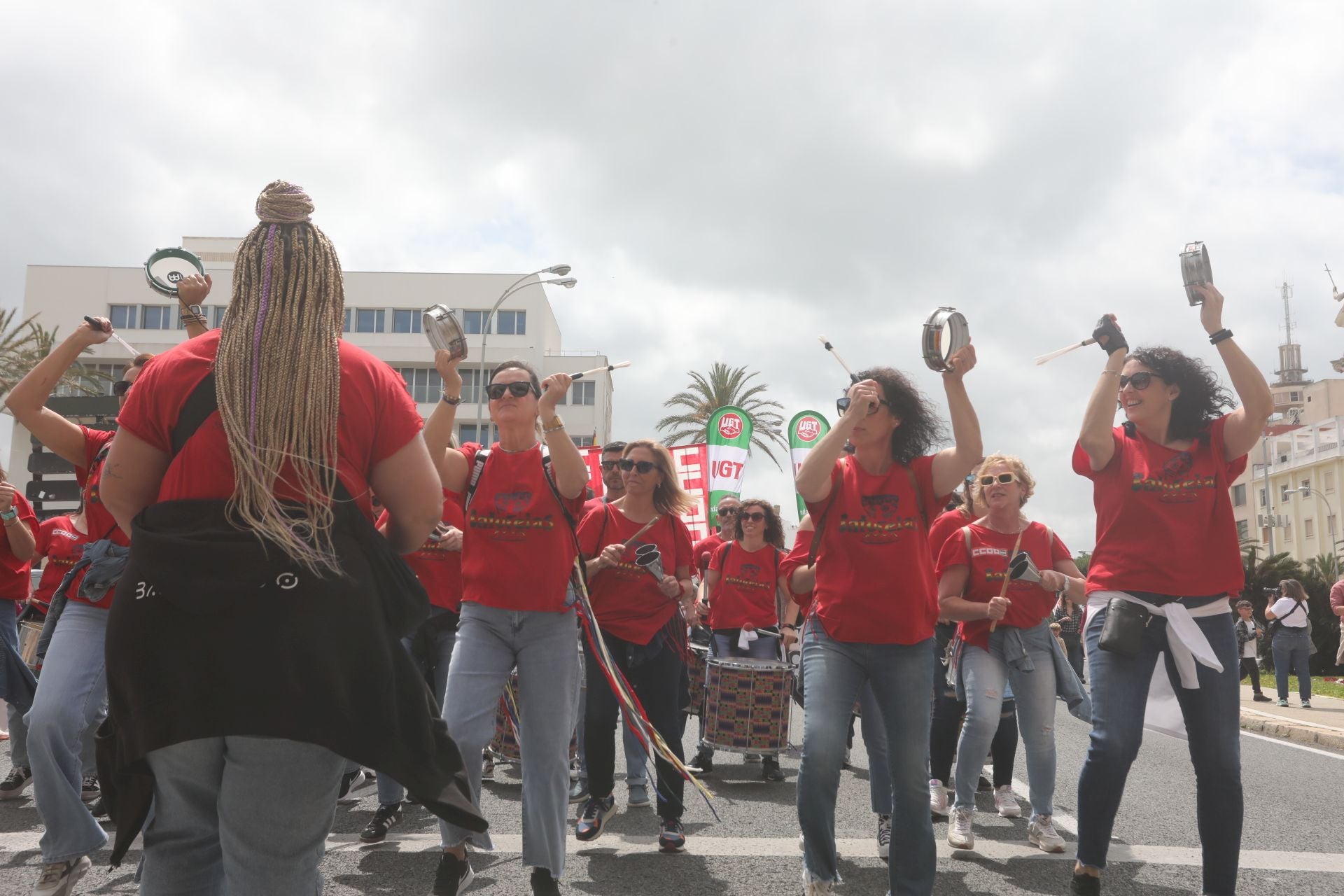 Fotos: Así han sido las dos manifestaciones del Primero de Mayo en Cádiz