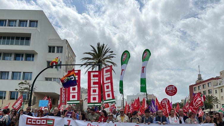El Primero de Mayo en Cádiz: una misma lucha, dos manifestaciones