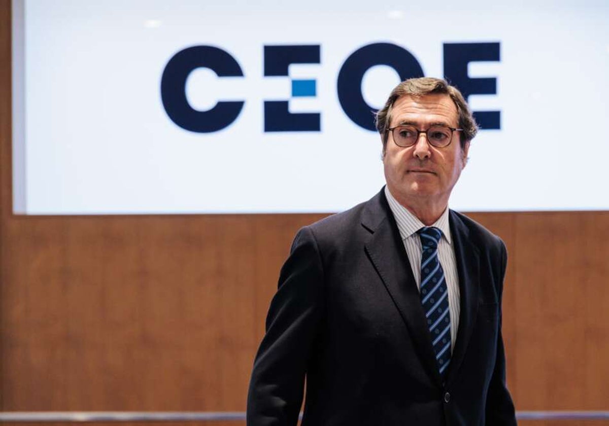 Antonio Garamendi, presidente de la CEOE