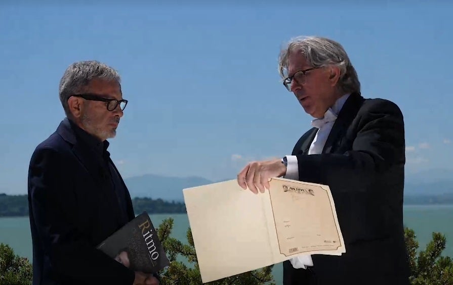 Marco Cerbella con Josué Bonnín de Góngora