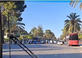 Los horarios de los autobuses durante la Feria de Jerez 2025