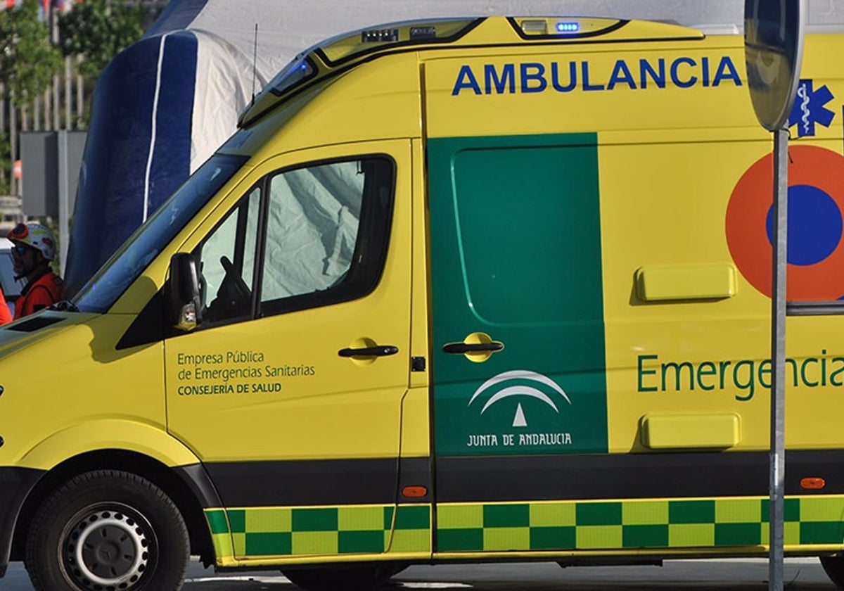 Trasladada al hospital una mujer tras el incendio de su vivienda de Jerez
