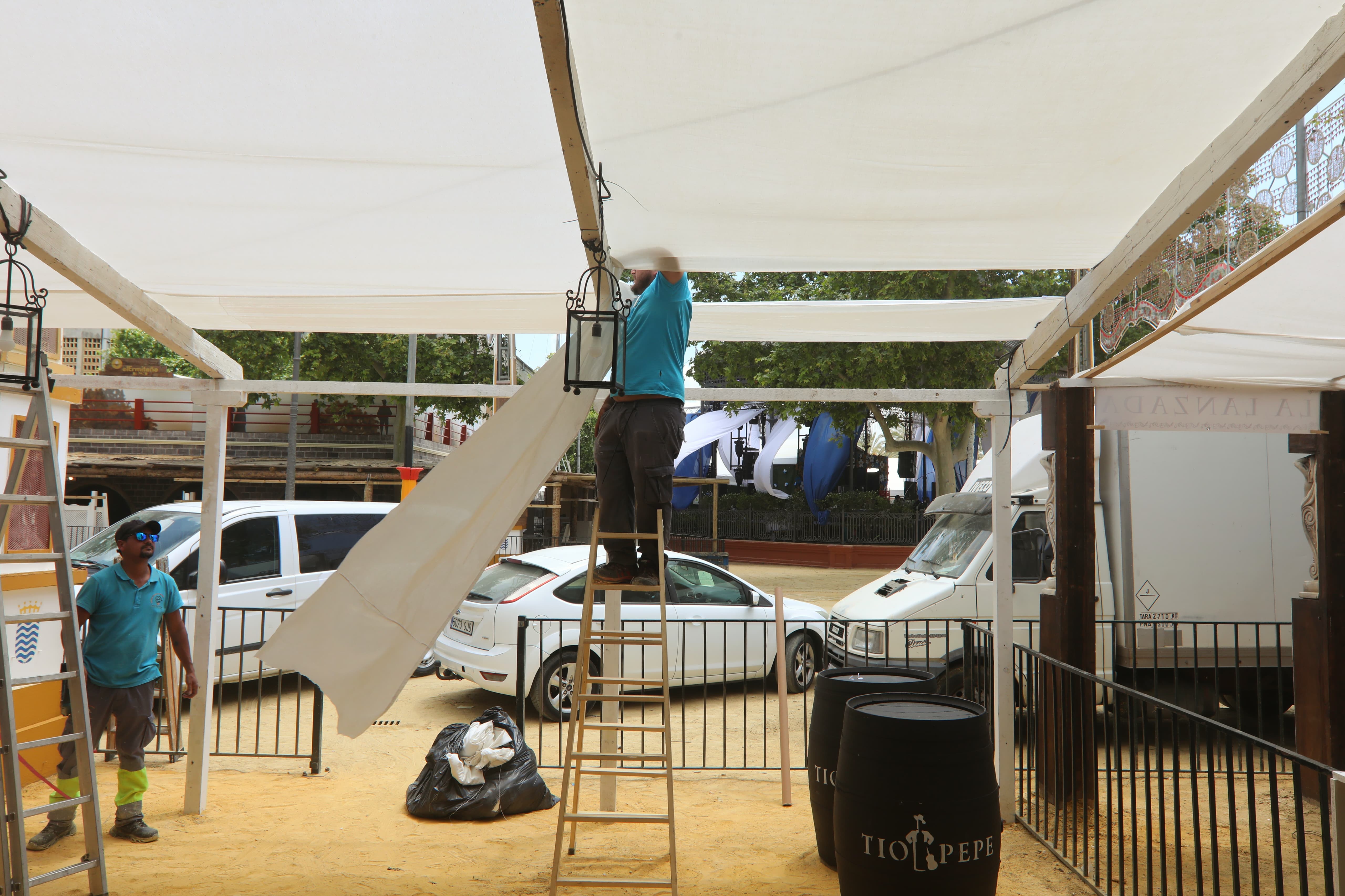 Todo a punto en Jerez para la Feria del Caballo