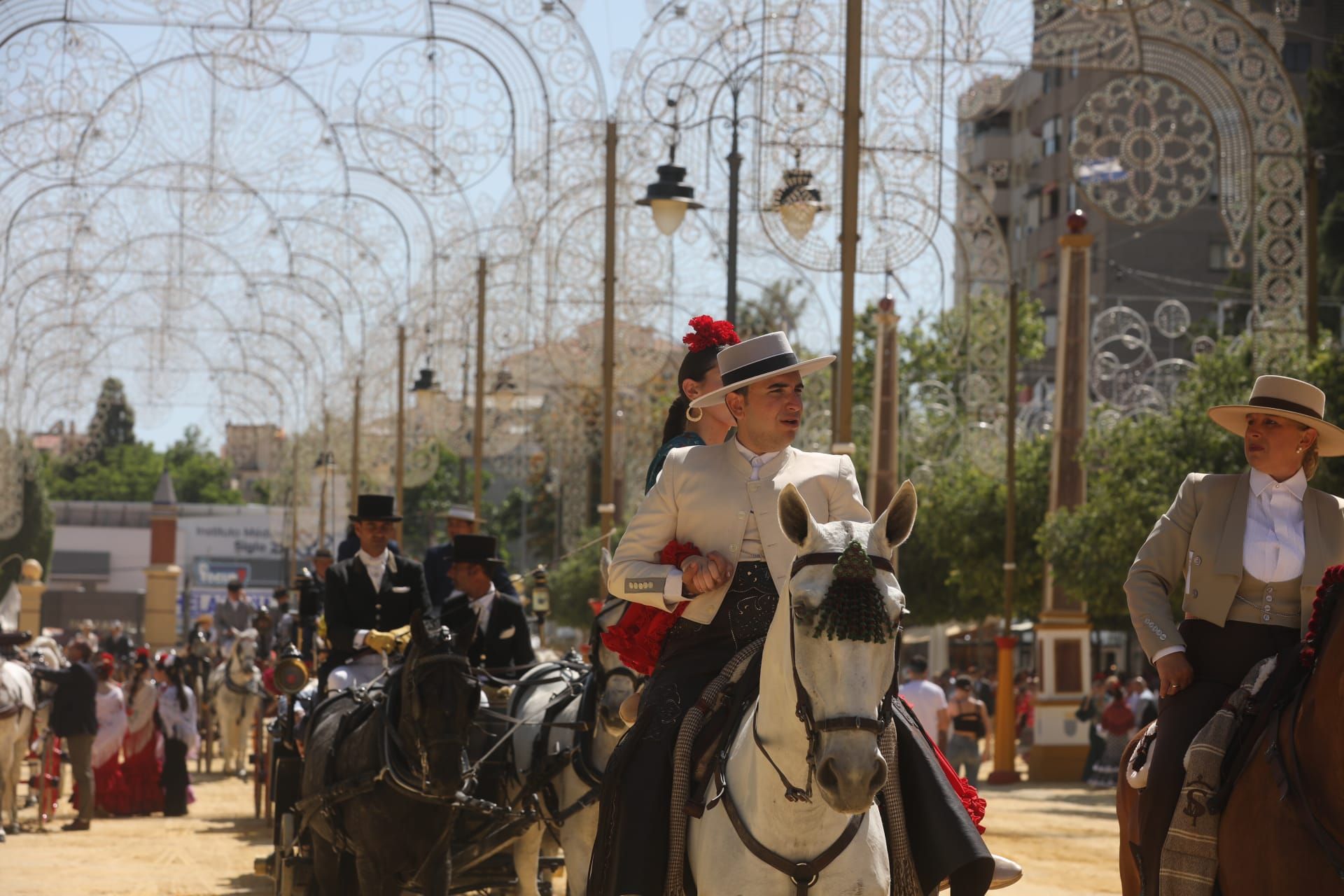 Fotos: Gran ambiente en el domingo de Feria de Jerez
