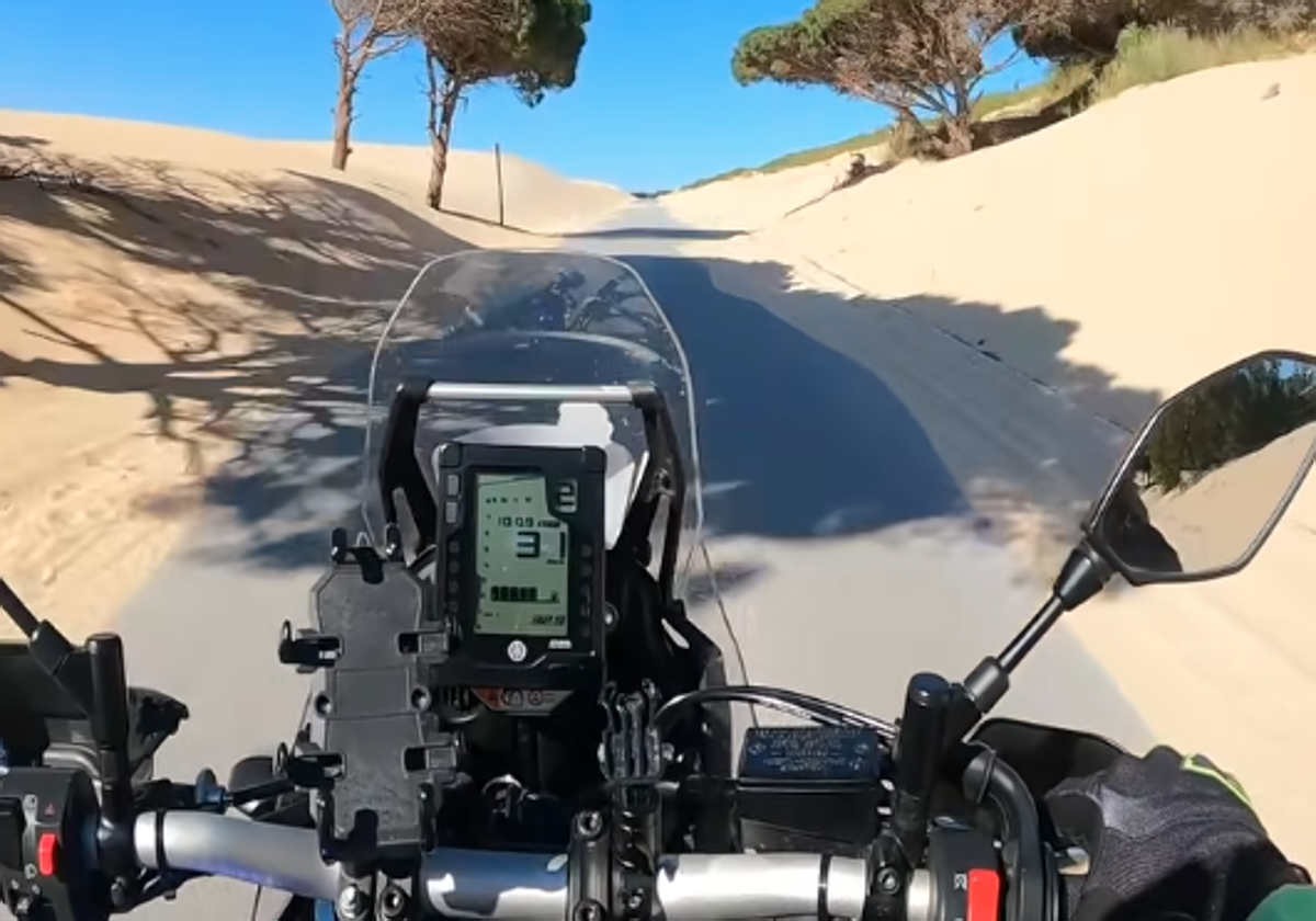 Un motero estaba recorriendo Cádiz y se quedó sin palabras al llegar a este lugar: «Es el más bonito»