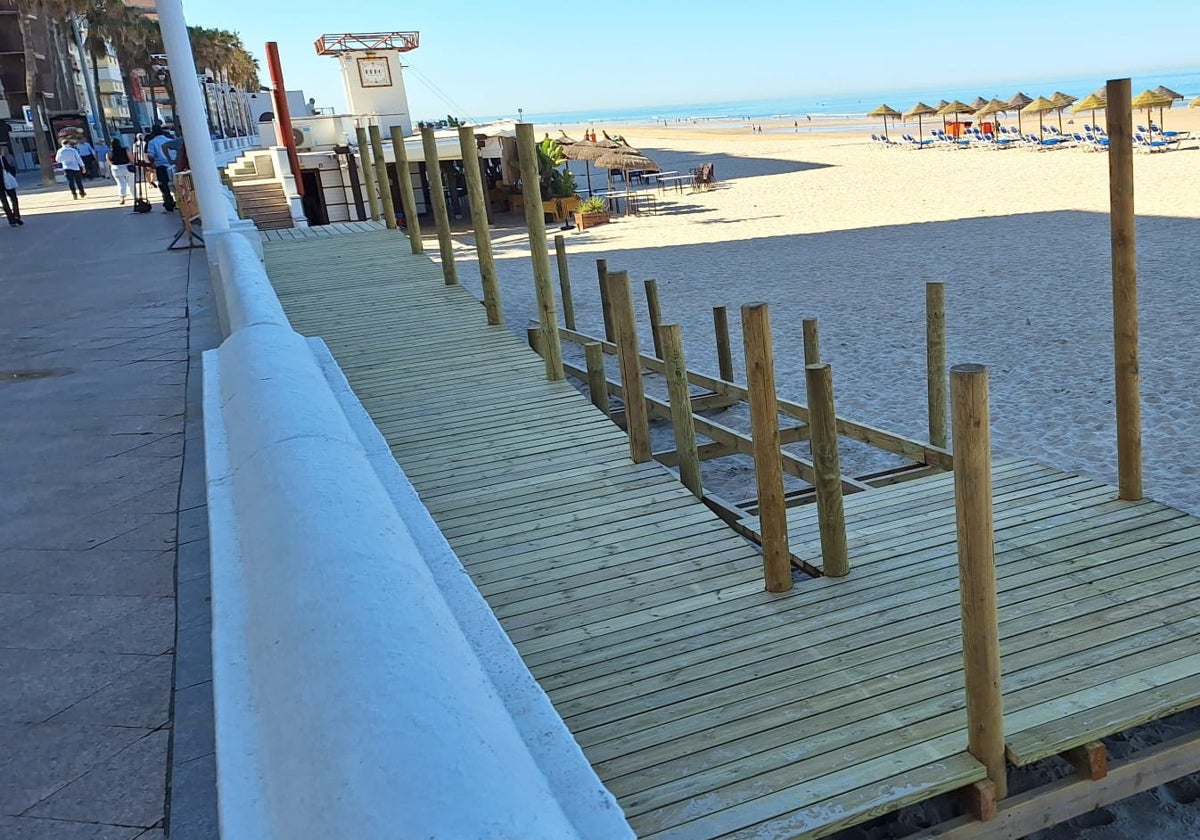 Nueva rampa en la playa Victoria