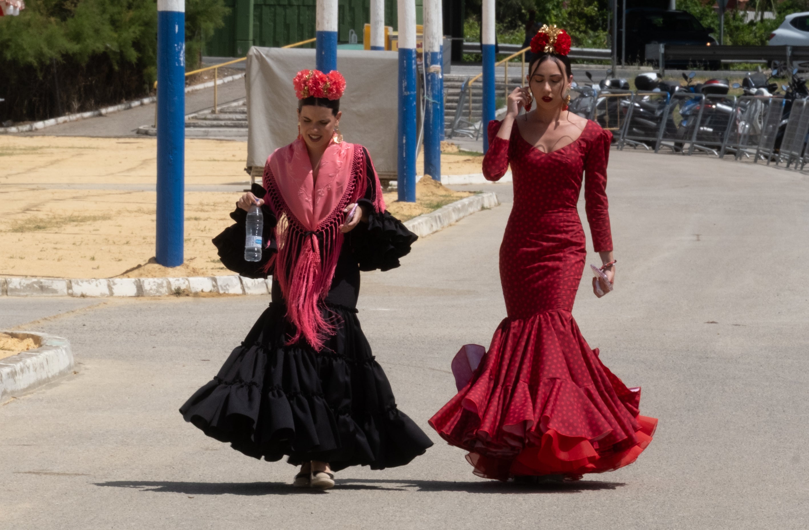 El calor marca el jueves de Feria en El Puerto
