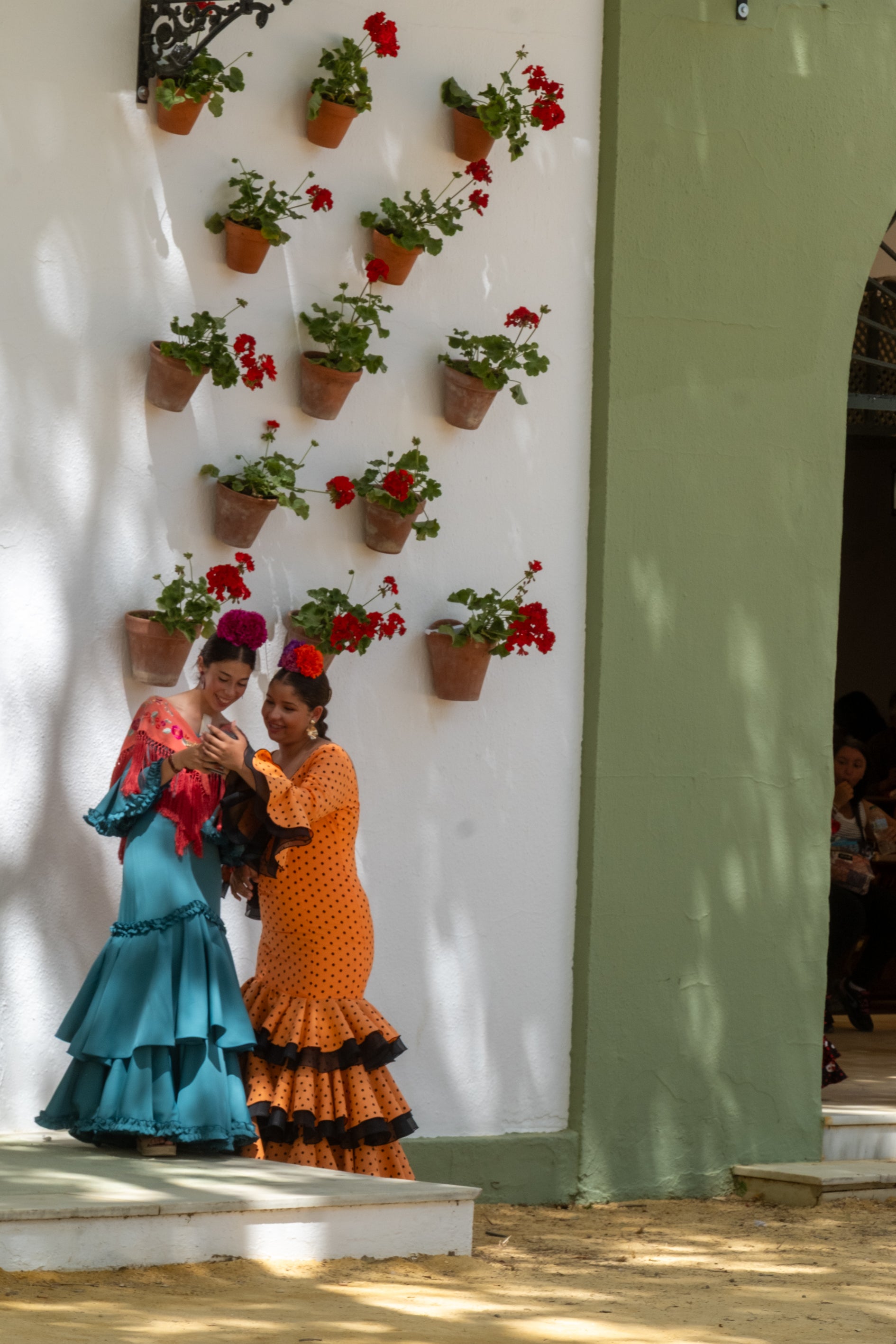 El calor marca el jueves de Feria en El Puerto