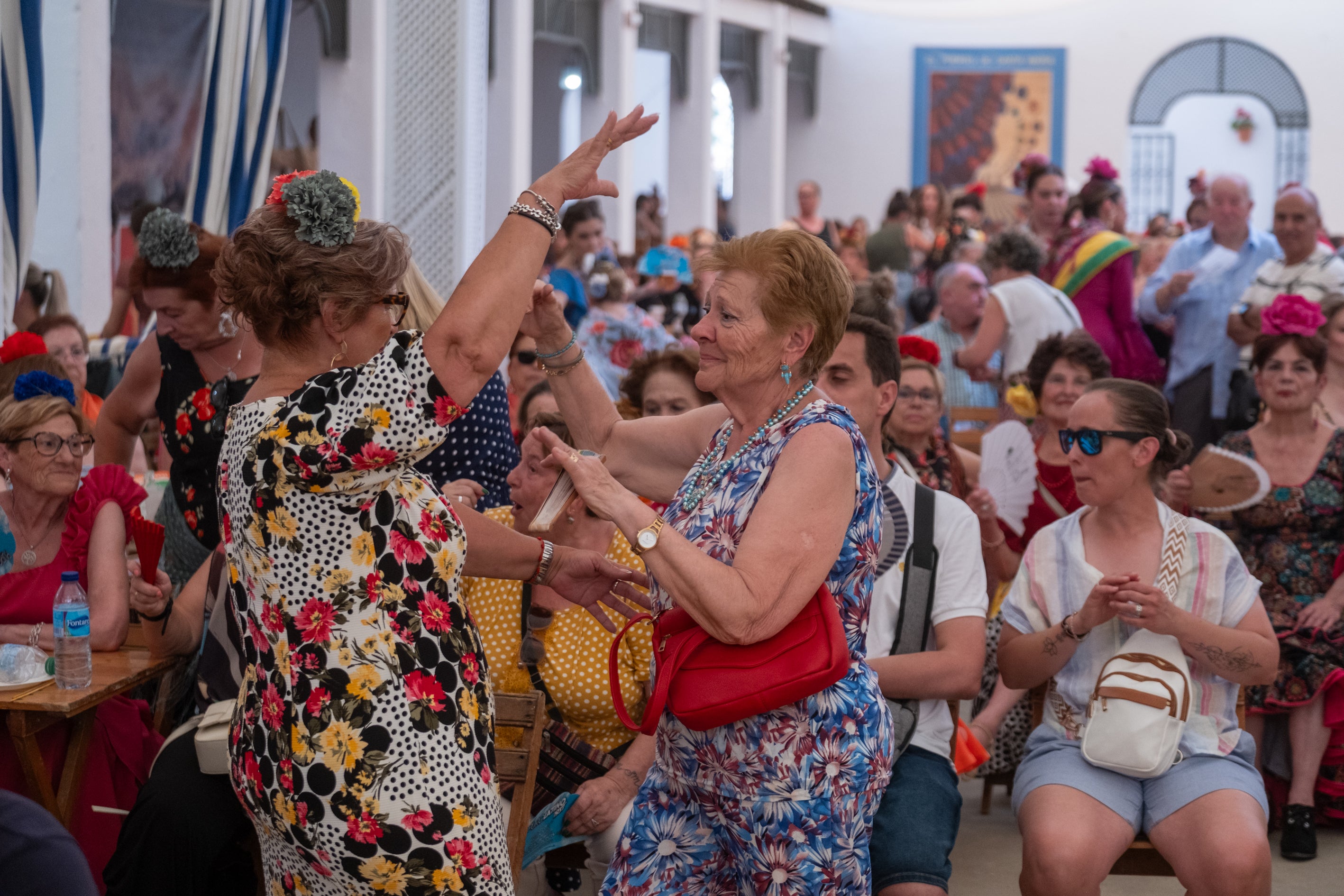 El calor marca el jueves de Feria en El Puerto