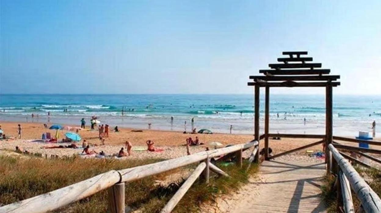 Imagen de la playa del Palmar