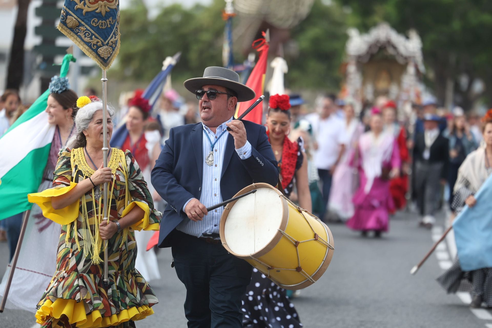 Fotos: La hermandad del Rocío de Cádiz, camino de la aldea