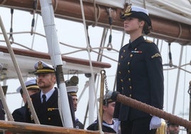 La Princesa Leonor llega a Nueva York, última escala del crucero de instrucción del buque escuela Elcano