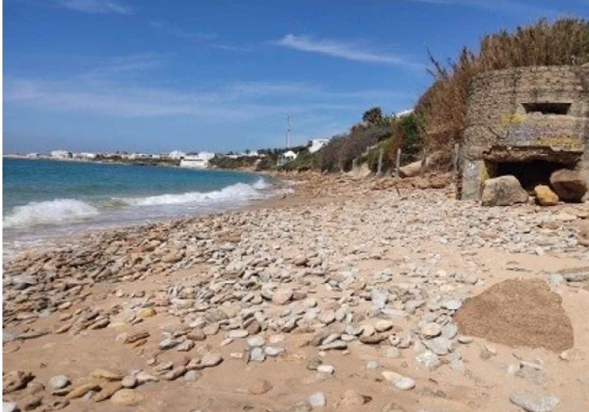 Estado de la playa de Los Caños.